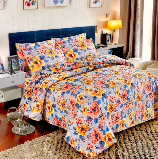 6 PCS Comforter Set Pure Sattin - CSF47