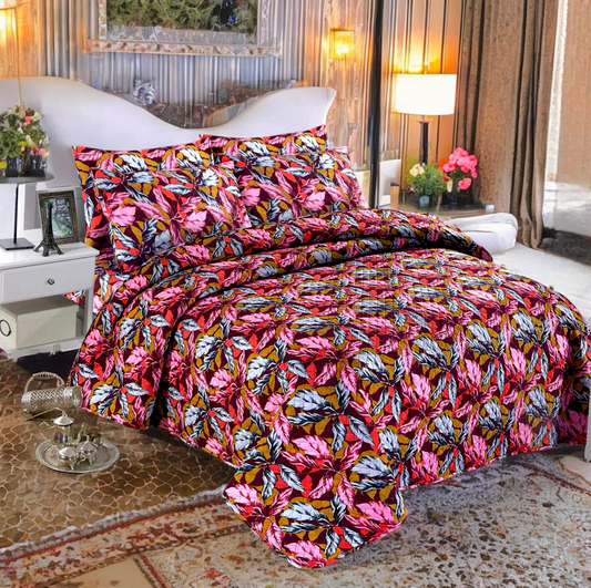 6 PCS Comforter Set Pure Sattin - CSF50