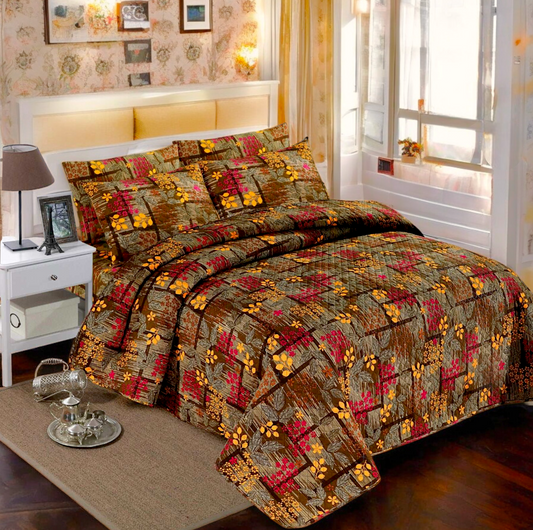 6 PCS Comforter Set Pure Sattin - CSF48