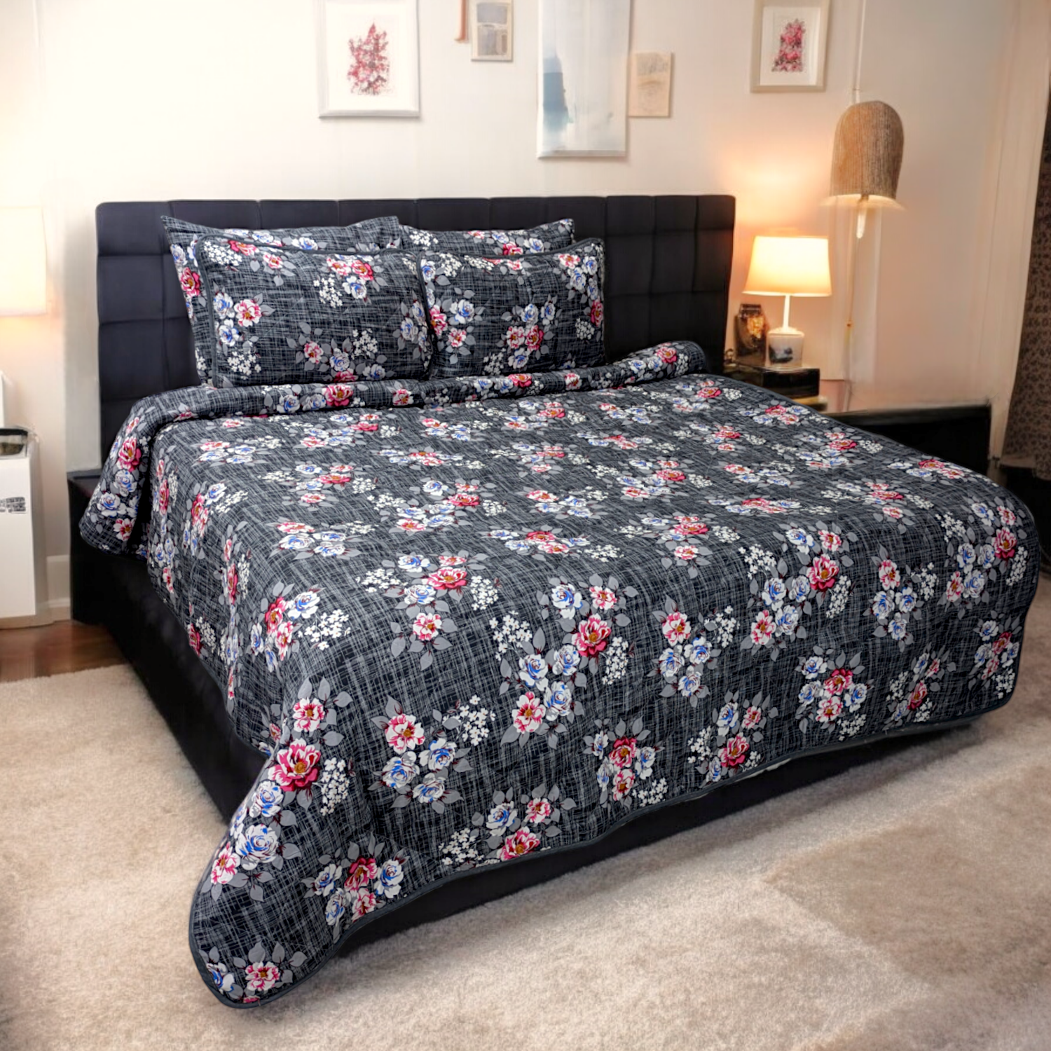 Cotton Comforter Set 6 Pcs