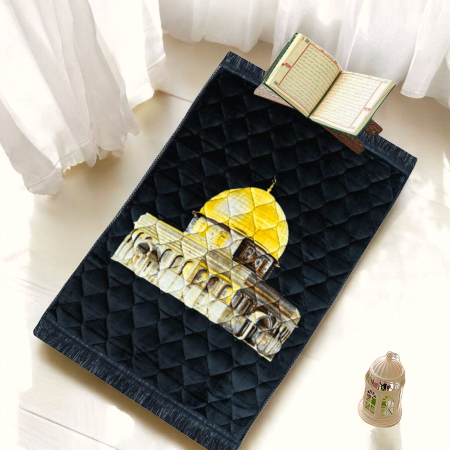 Black Prayer Mat