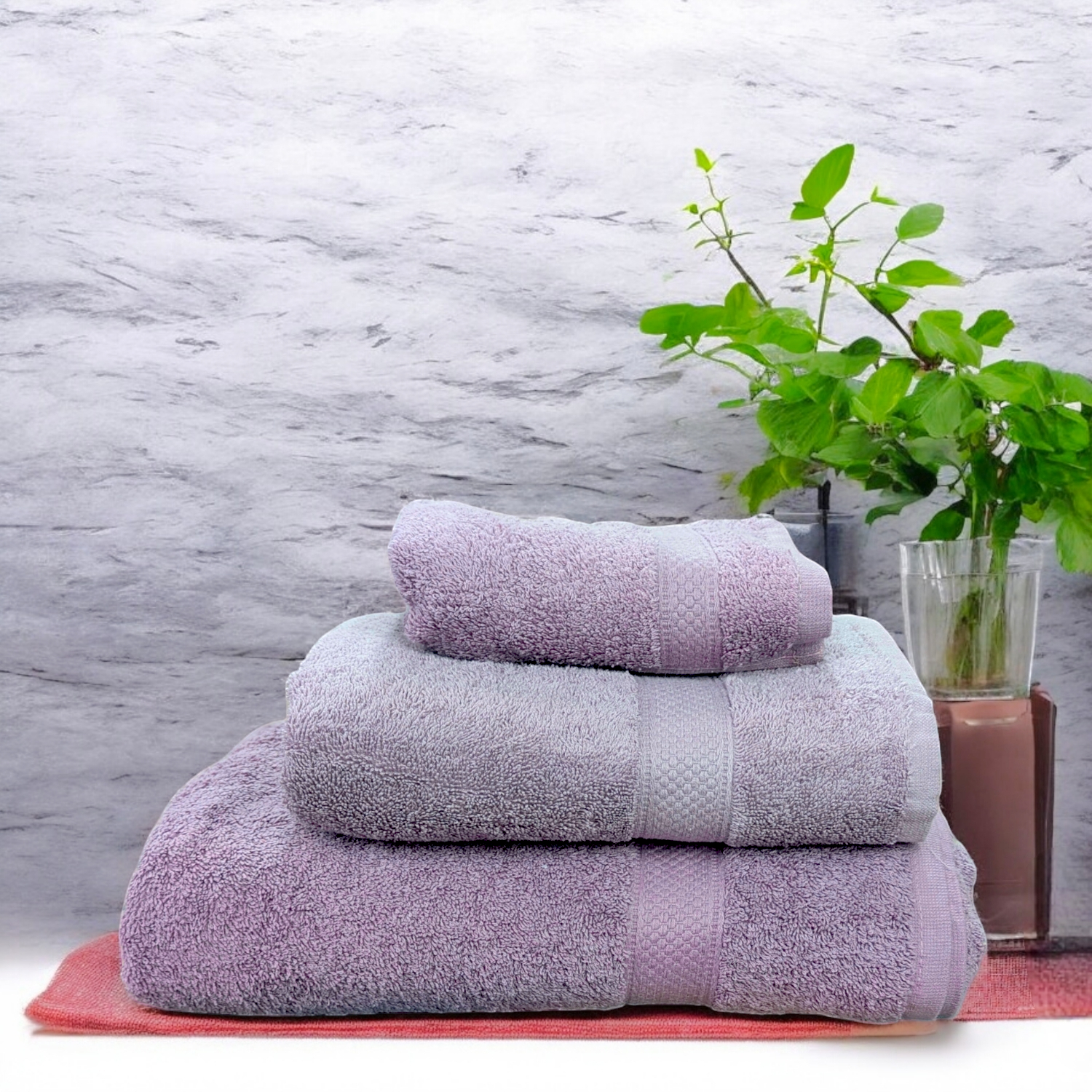 Purple Towel Set