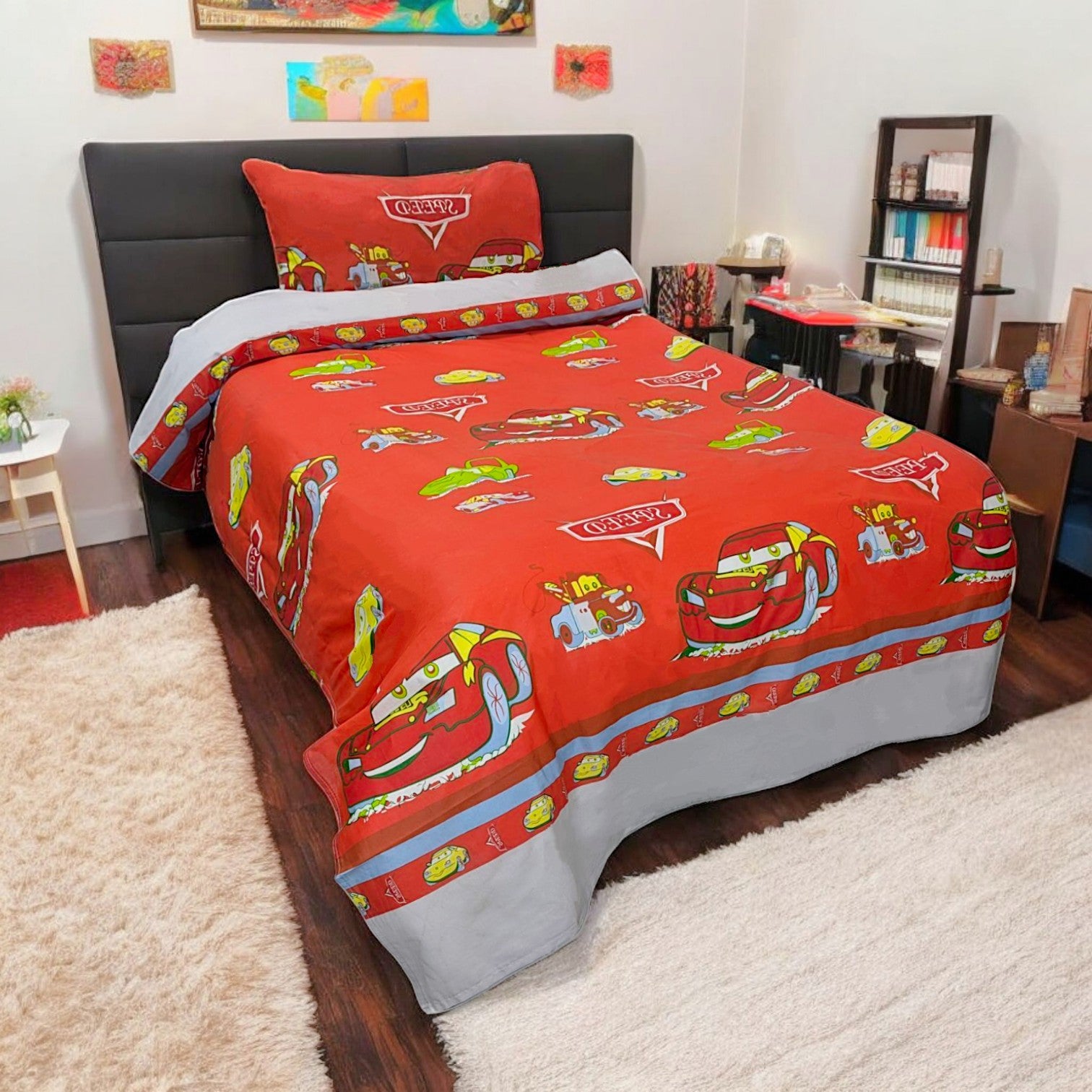 Kids Cotton Single Bedsheet 2 PC