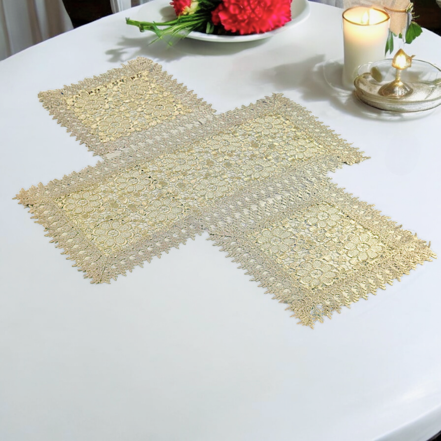 Bright Artistic Dining Table Runner