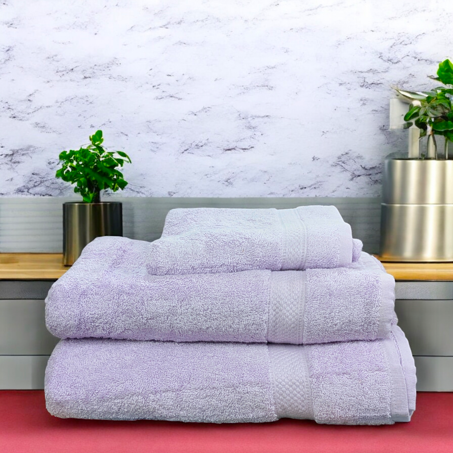 Light Purple Towel Set