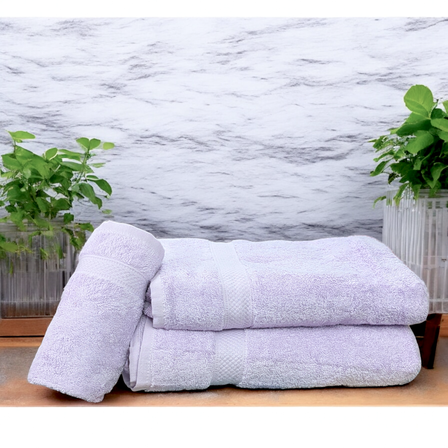 Light Purple Towel Set