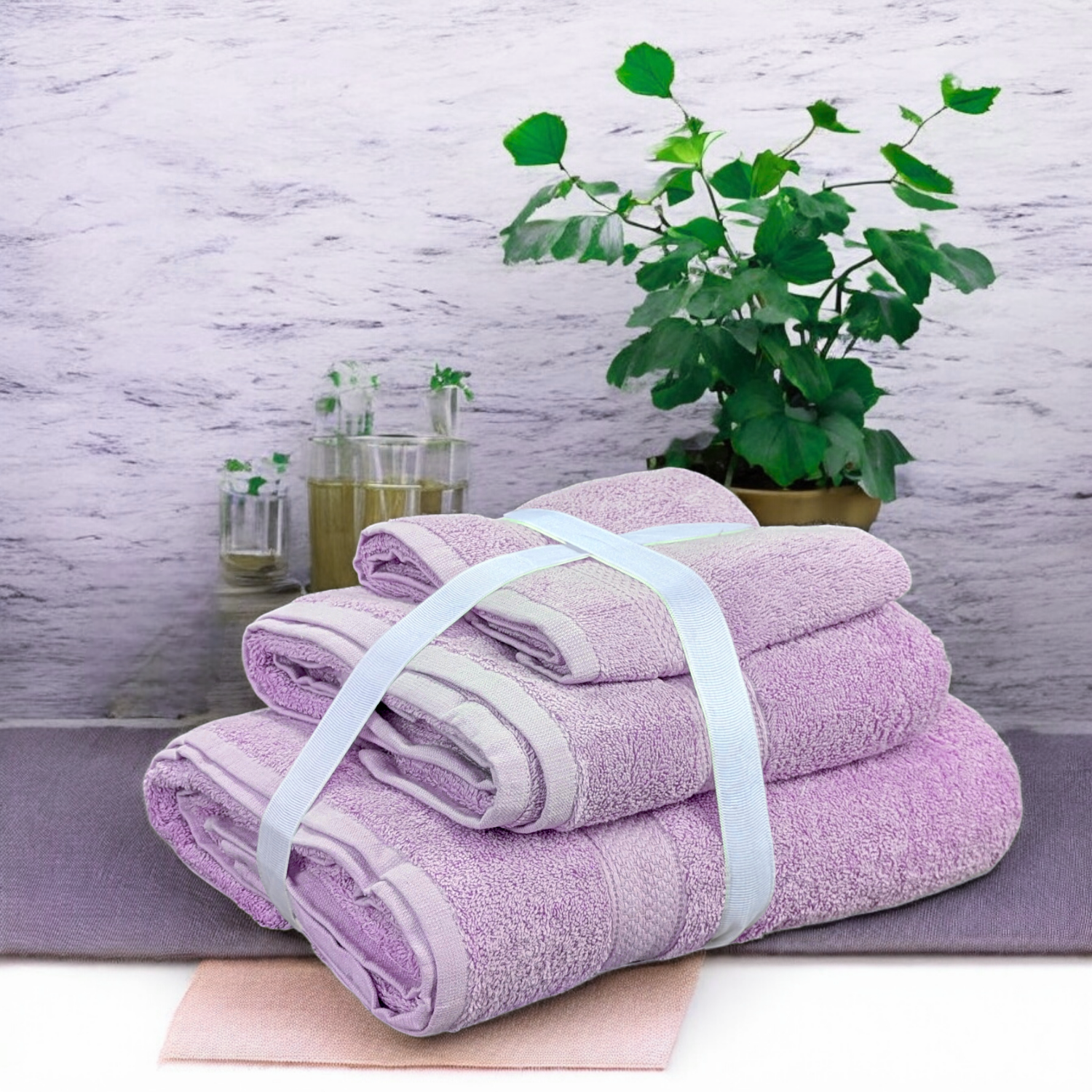 Light Purple Towel Set