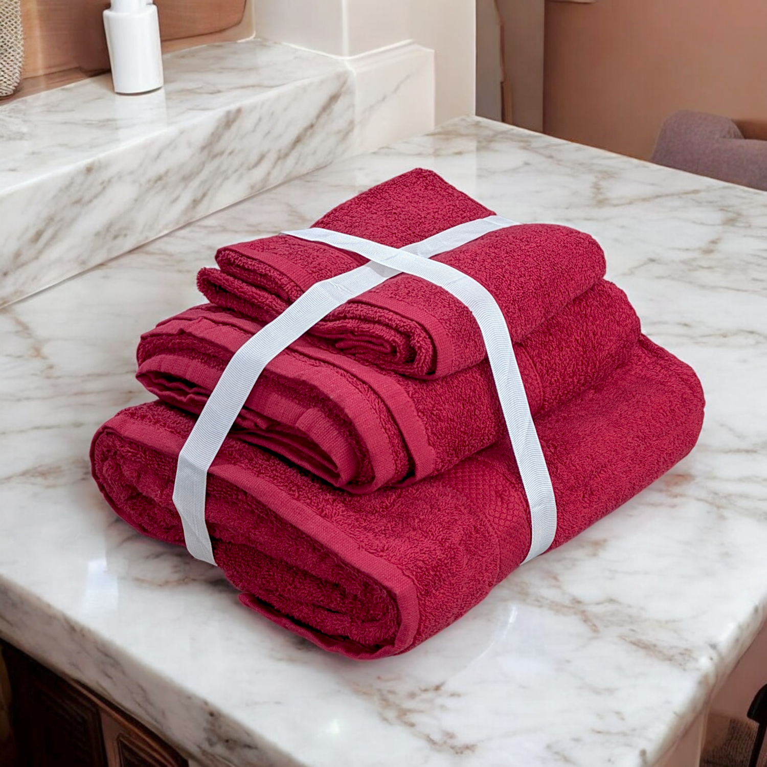 Red Towel Set