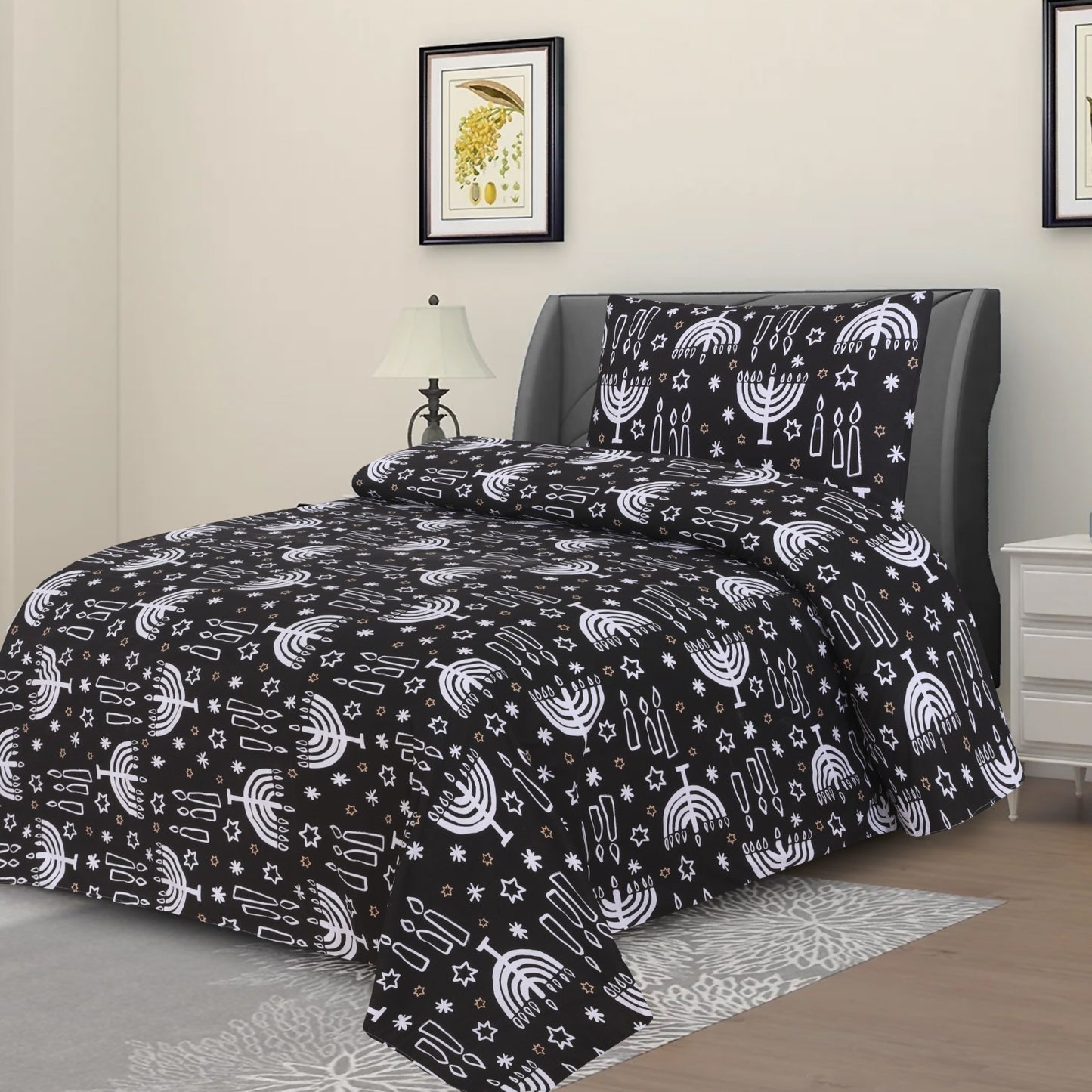 Dekoracy single bedsheet- DS15 _cotton
