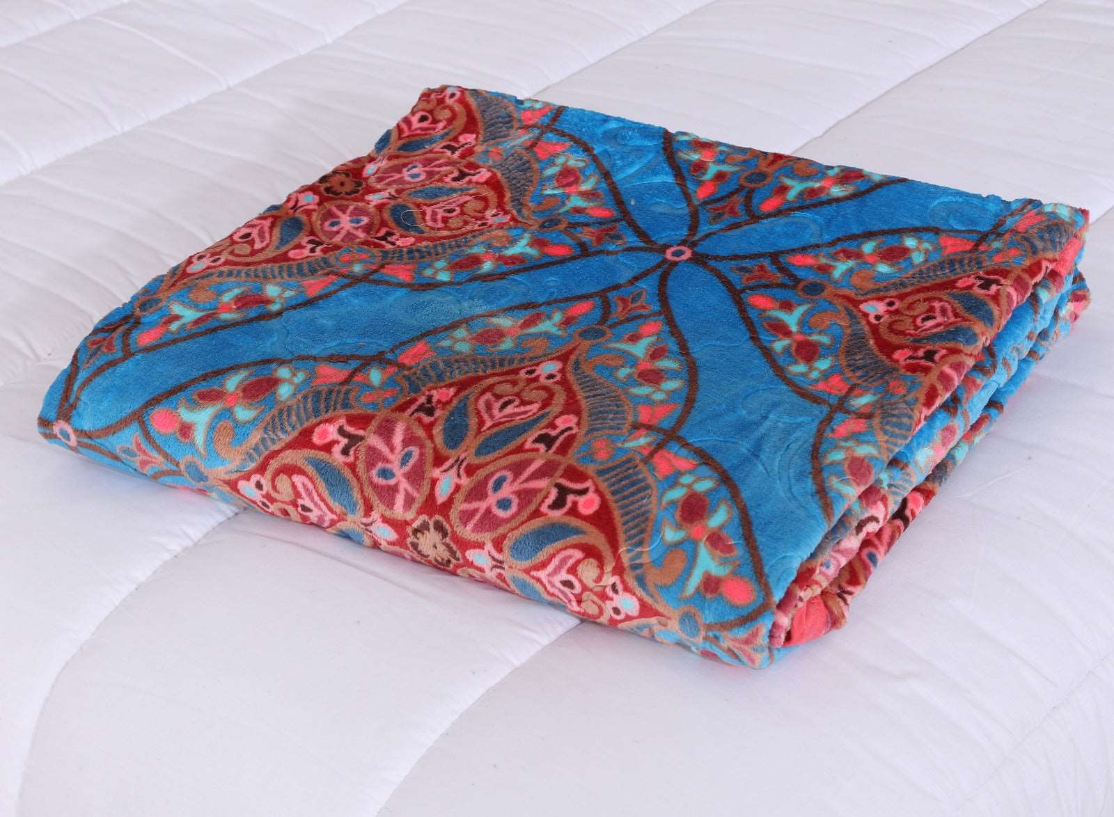 Azure Arabesque Double Fleece - FD55