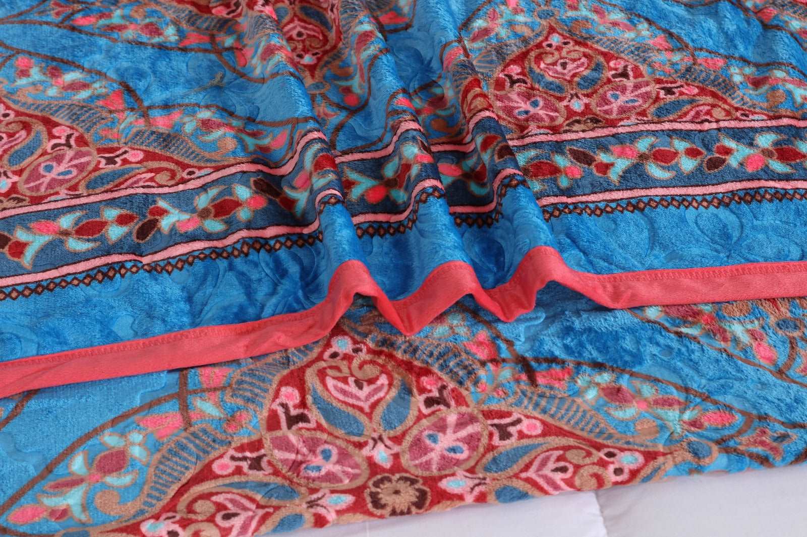 Azure Arabesque Double Fleece - FD55