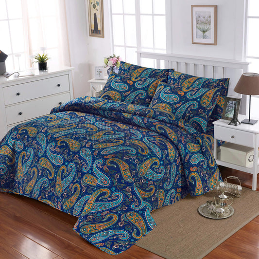 6 PCS Comforter Set Pure Sattin - CSF46