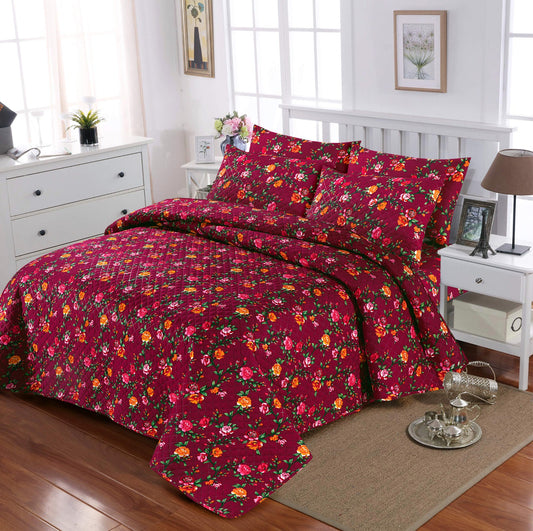 6 PCS Comforter Set Pure Sattin - CSF49