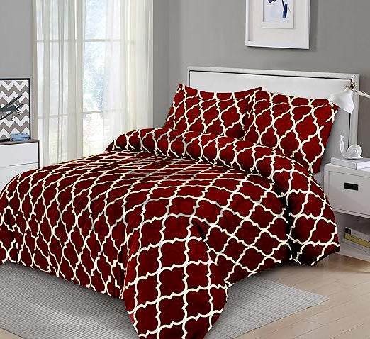 6 PCS Comforter Set Pure Sattin - Csf41