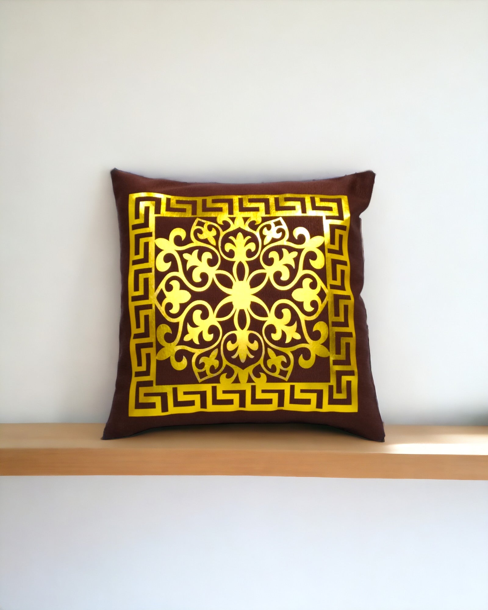 Gold Foil Printed Cushion Cover