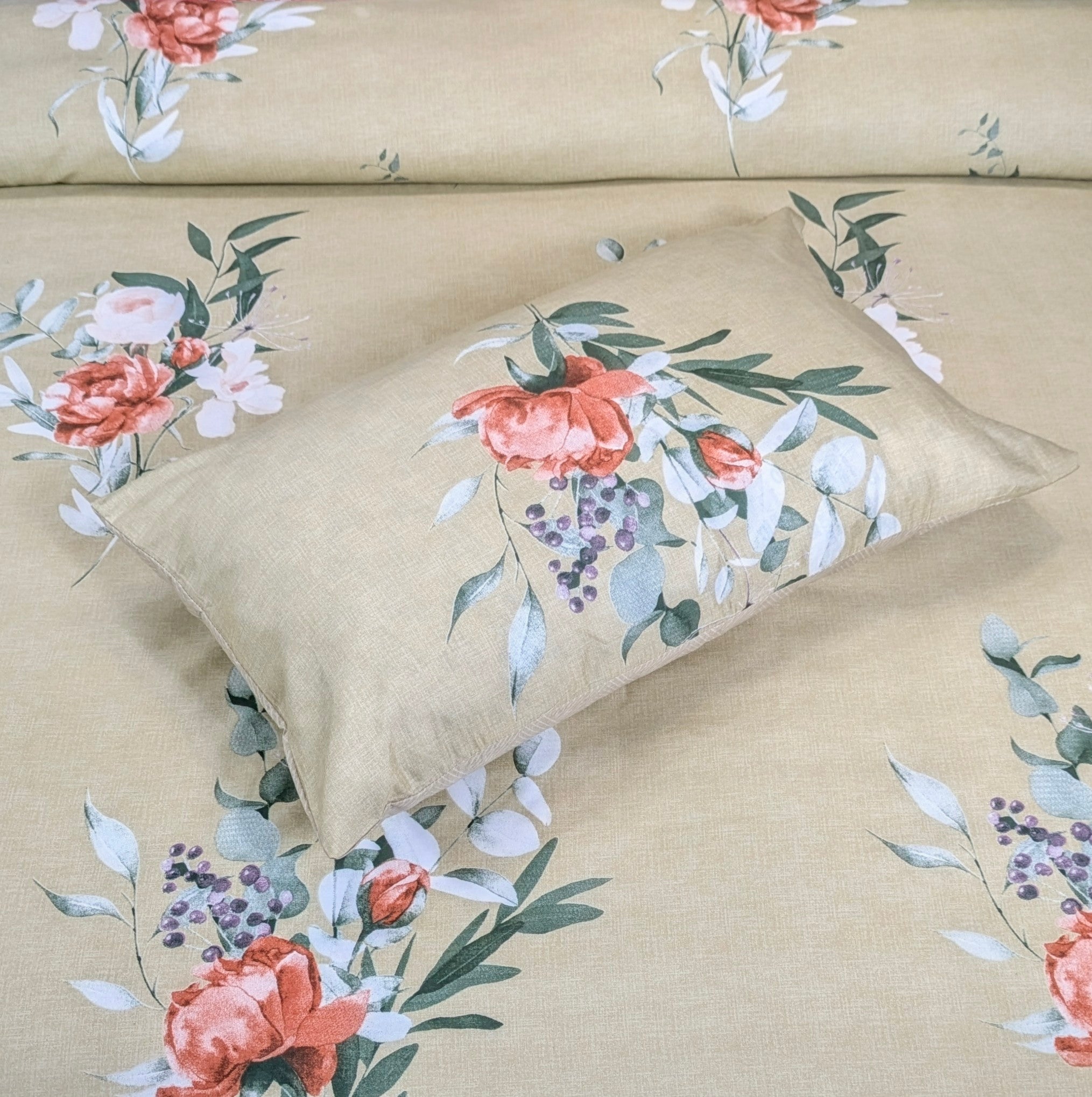Dekoracy Double Bedsheet 3 pc
