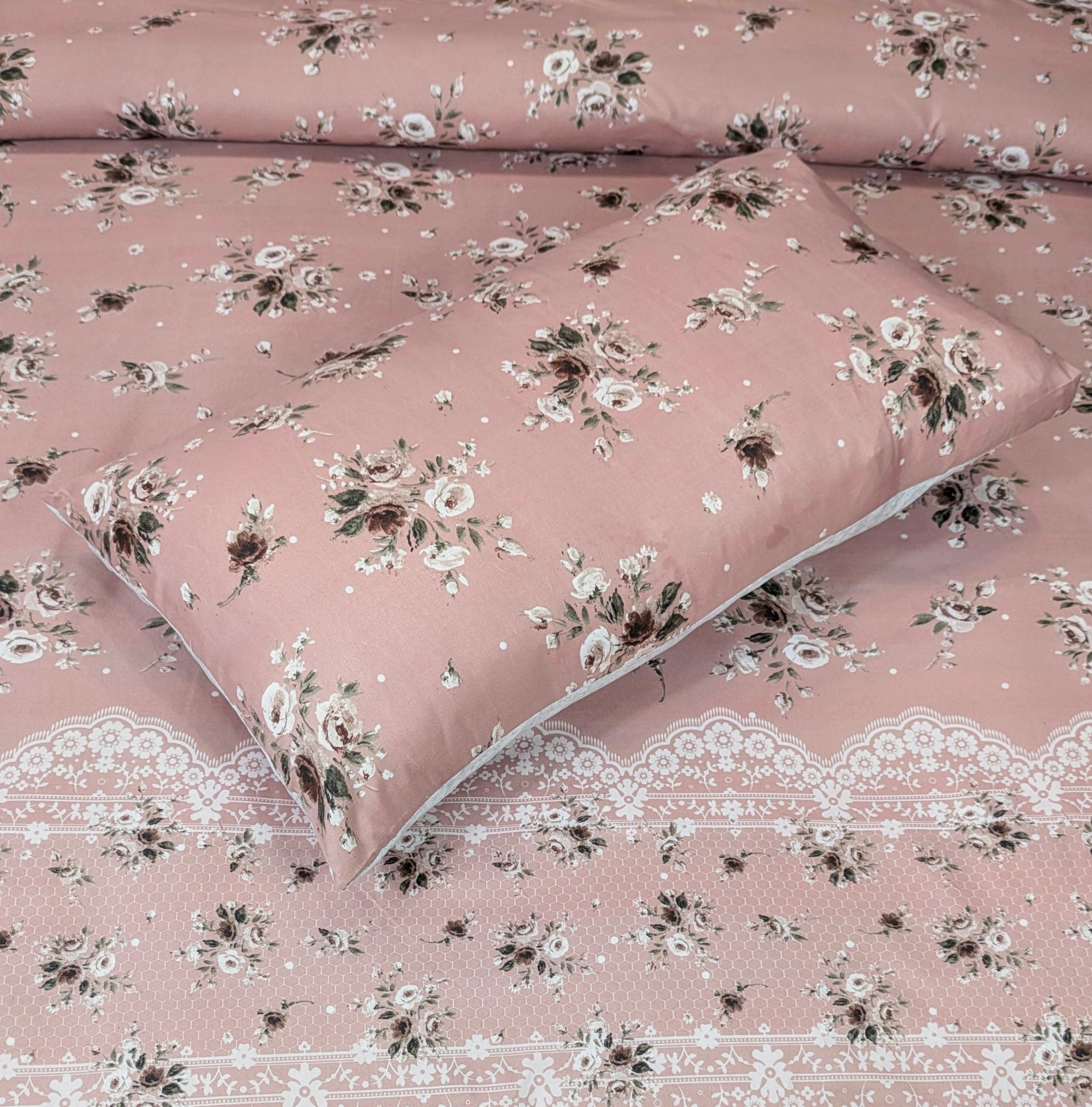 Dekoracy Double Bedsheet 3 pc
