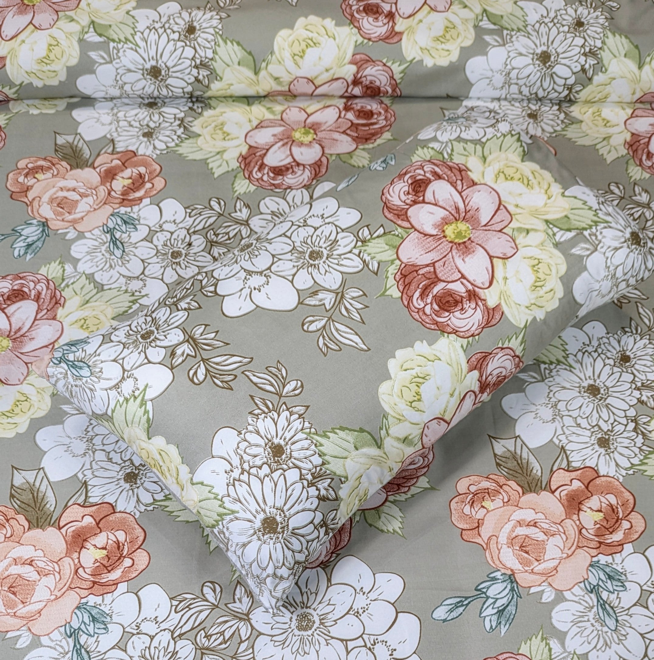 Dekoracy Double Bedsheet 3 pc