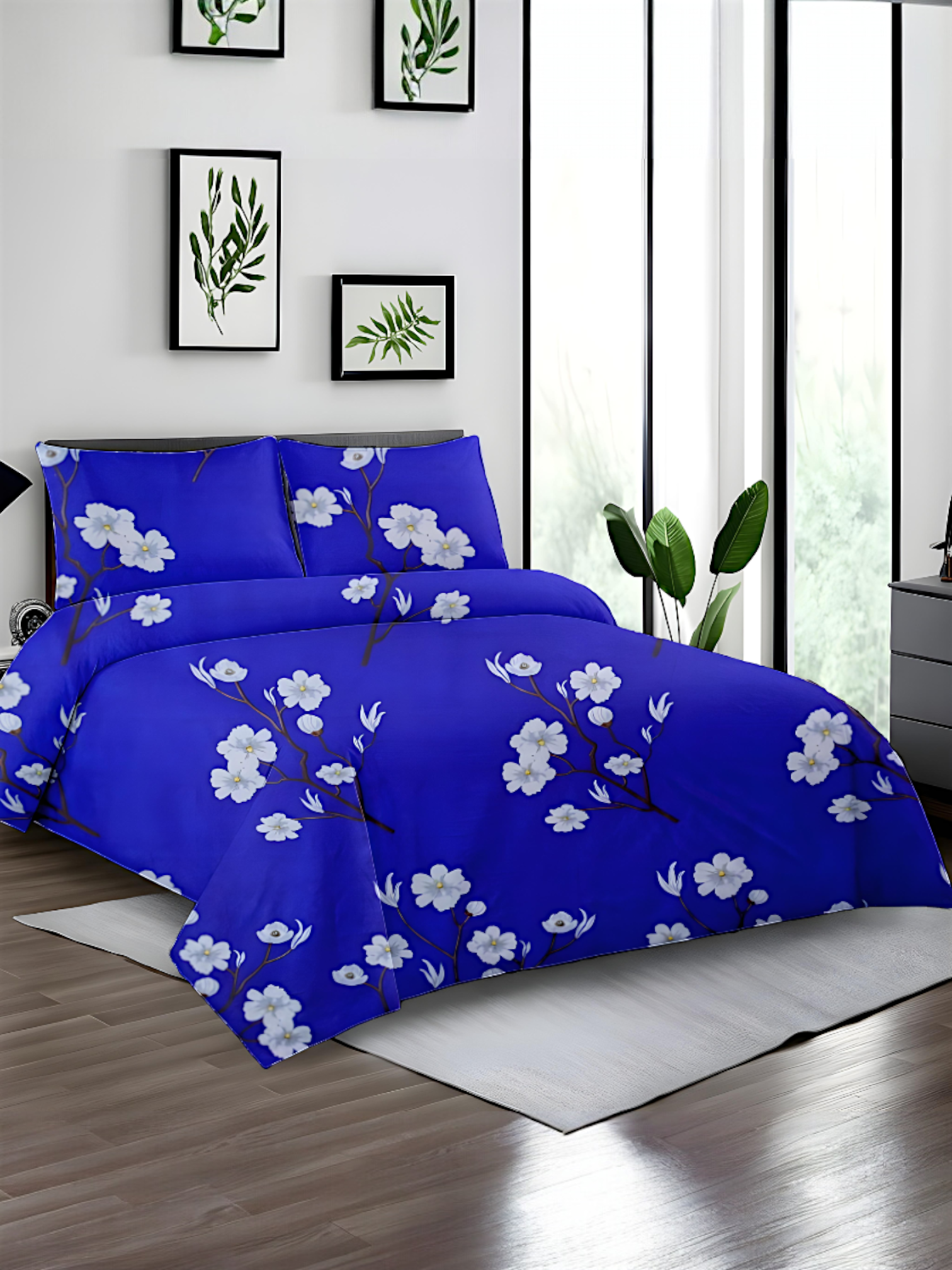 Dekoracy Double Bedsheet 3 pc