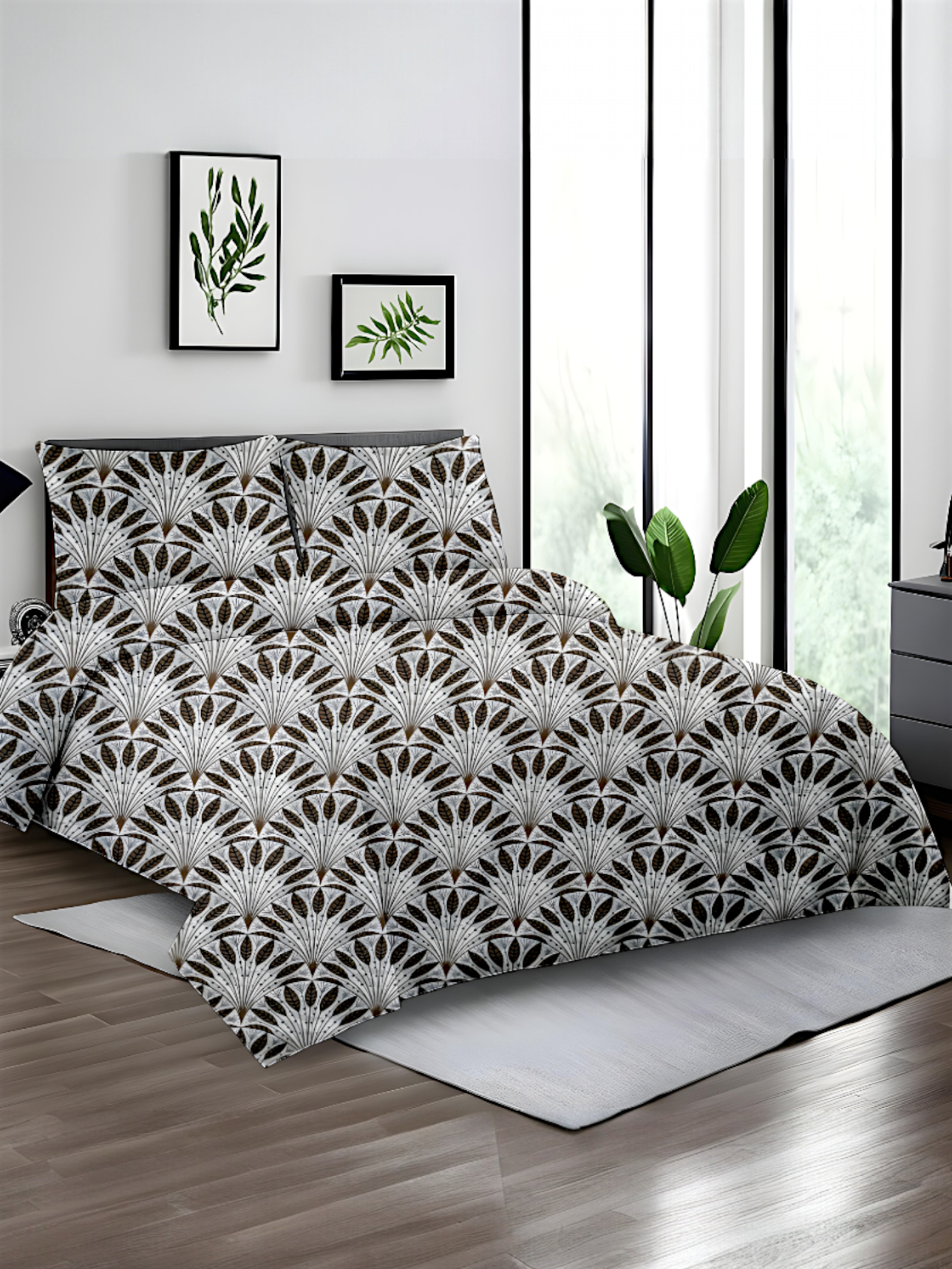 Dekoracy Double Bedsheet 3 pc