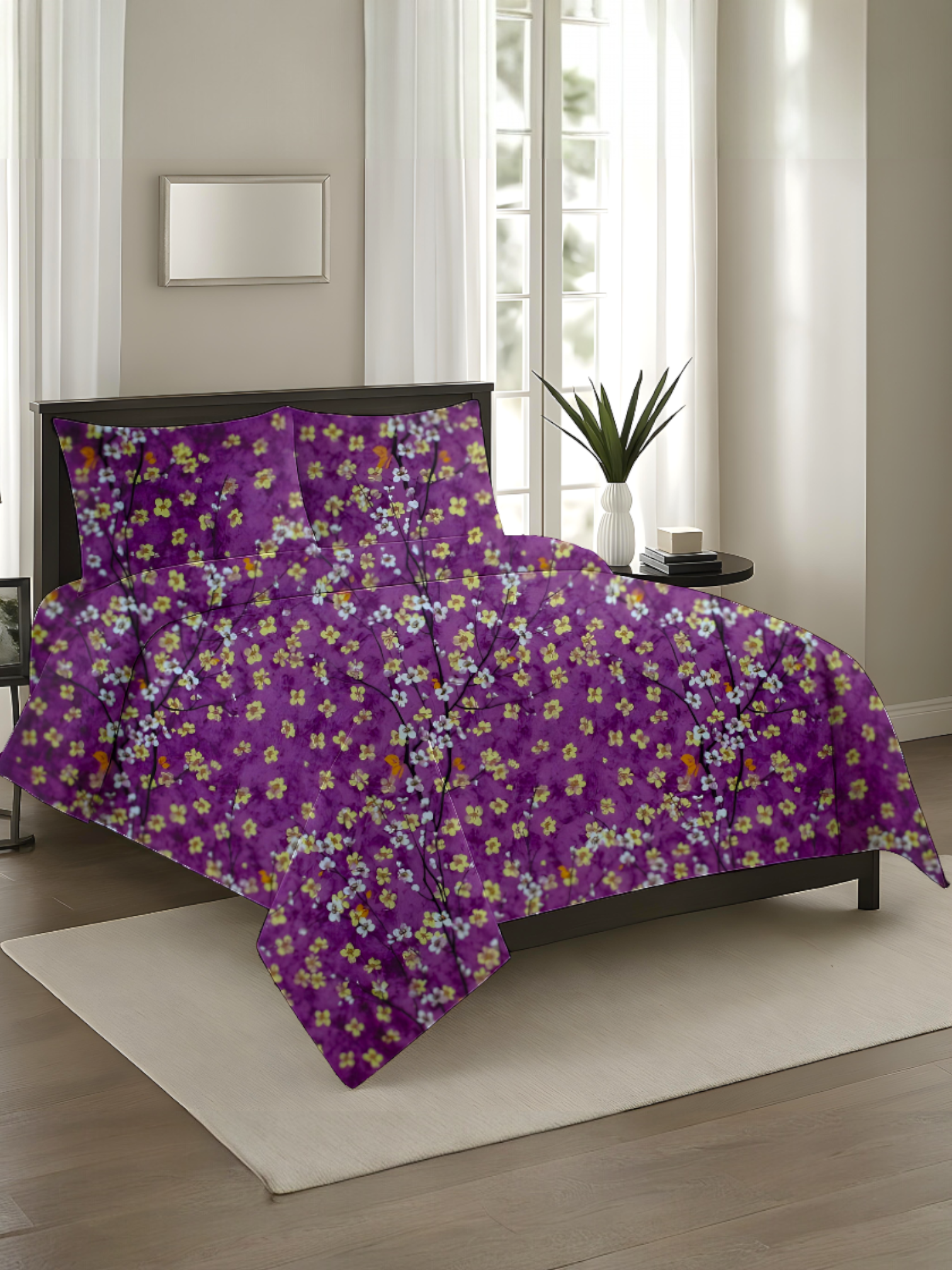 Dekoracy Double Bedsheet 3 pc