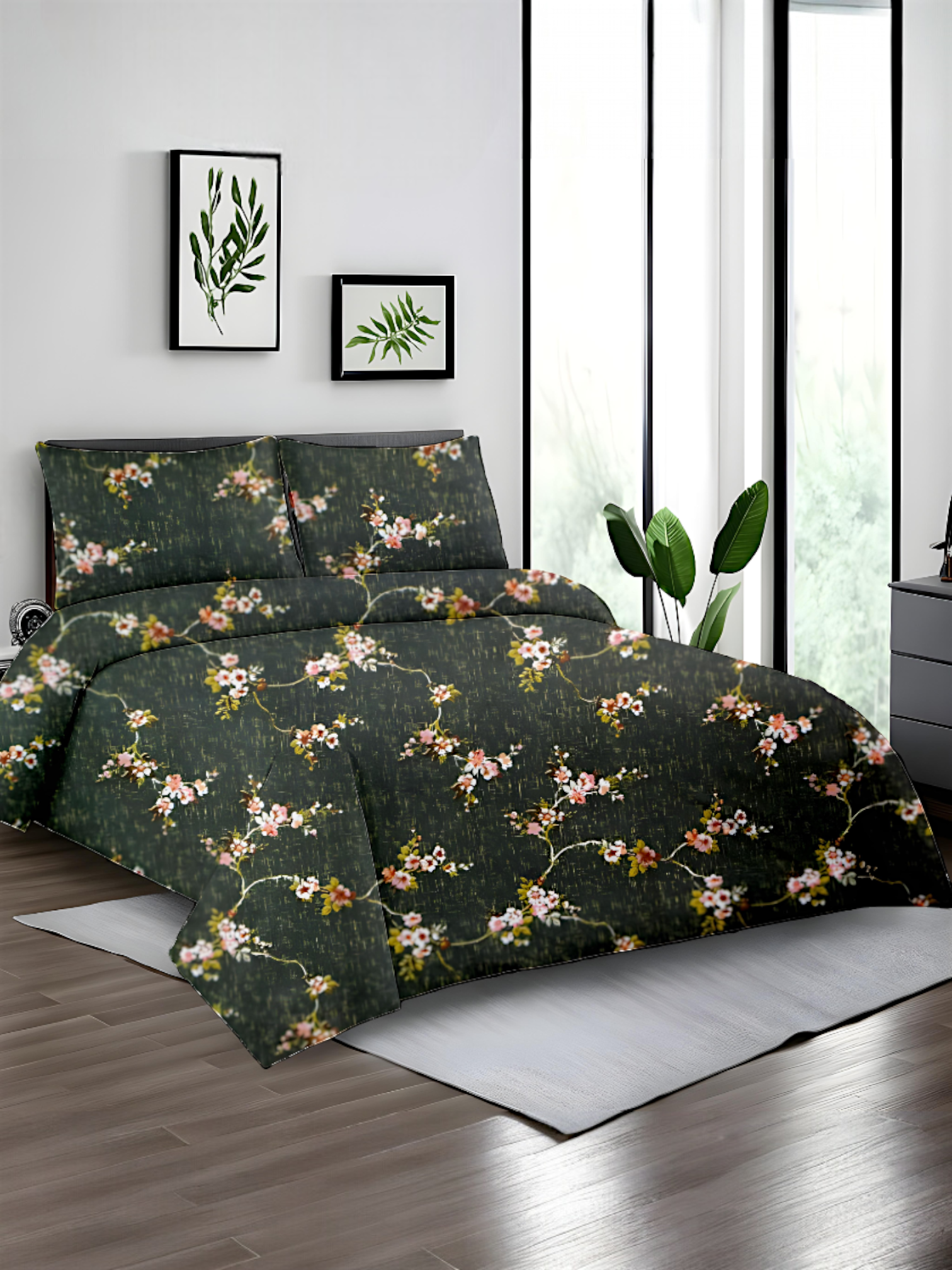 Dekoracy Double Bedsheet 3 pc