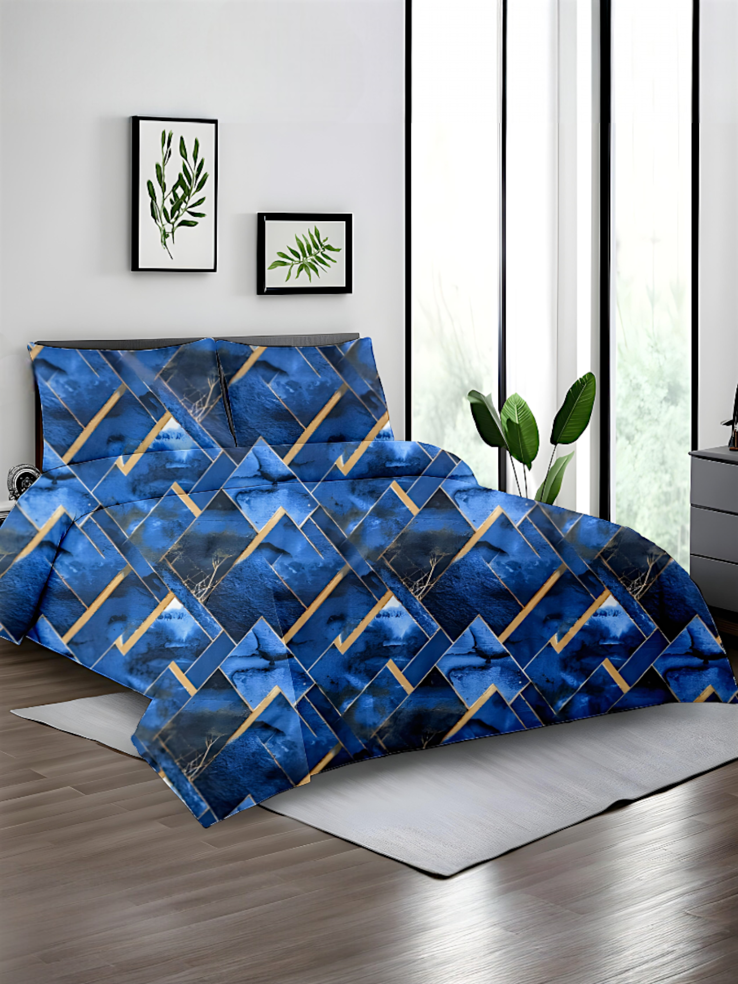 Dekoracy Double Bedsheet 3 pc