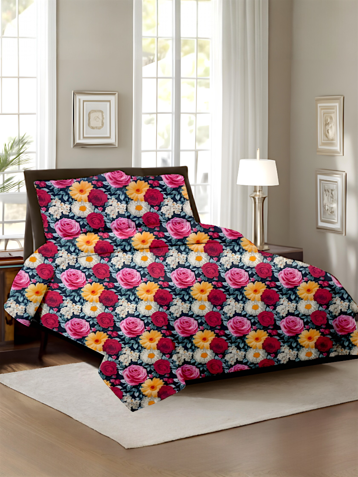 Dekoracy Double Bedsheet 3 pc