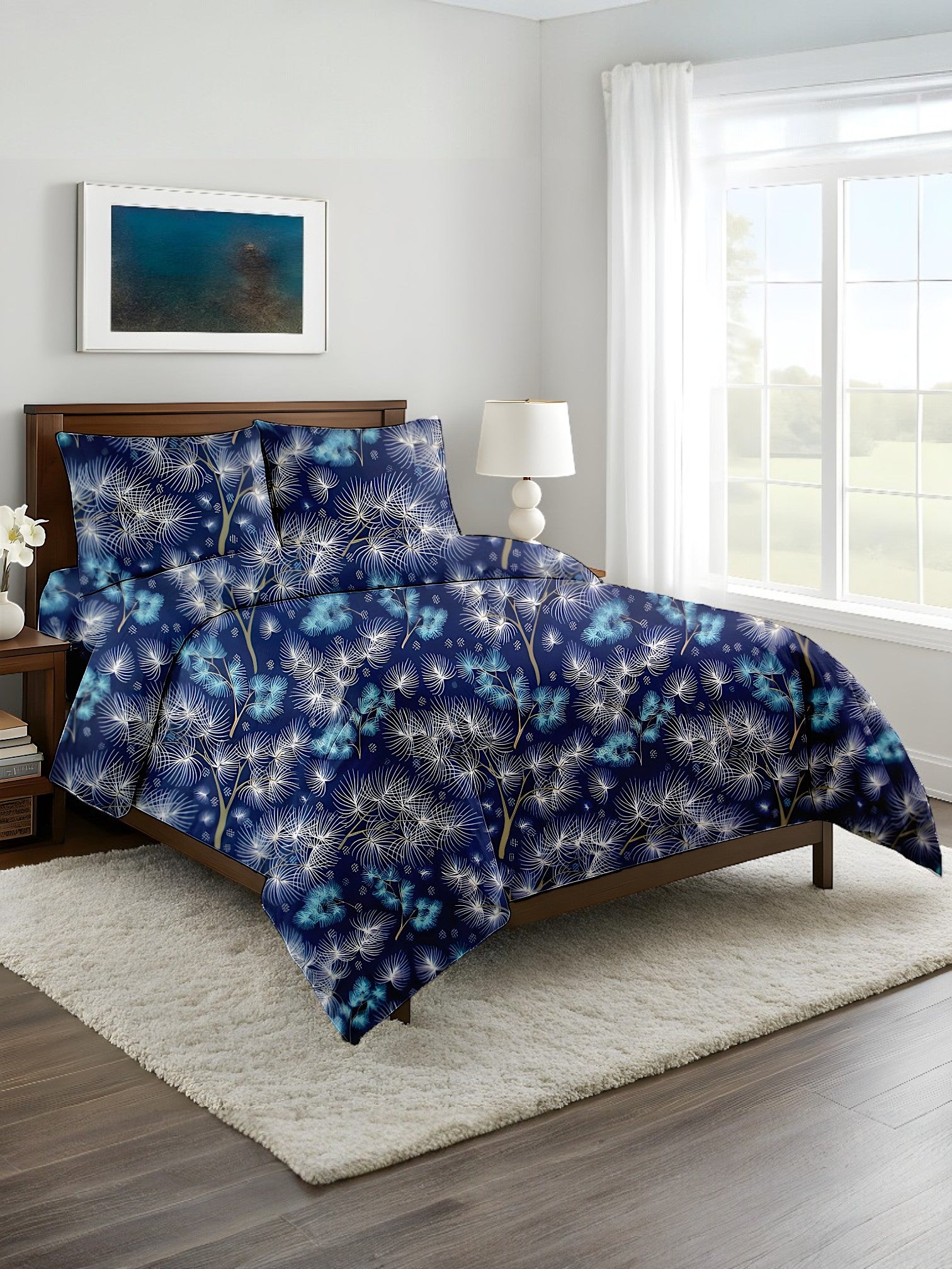 Dekoracy Double Bedsheet 3 pc