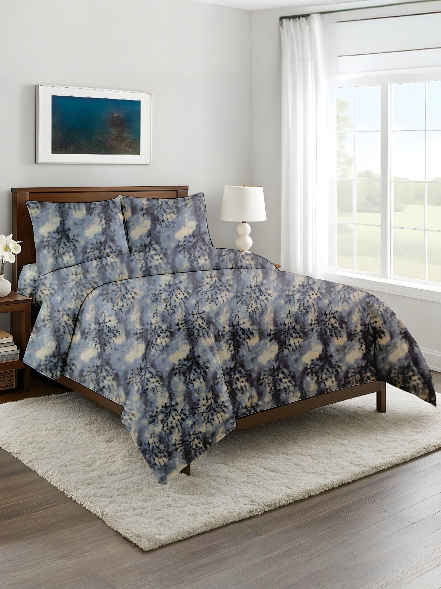 Dekoracy Double Bedsheet 3 pc