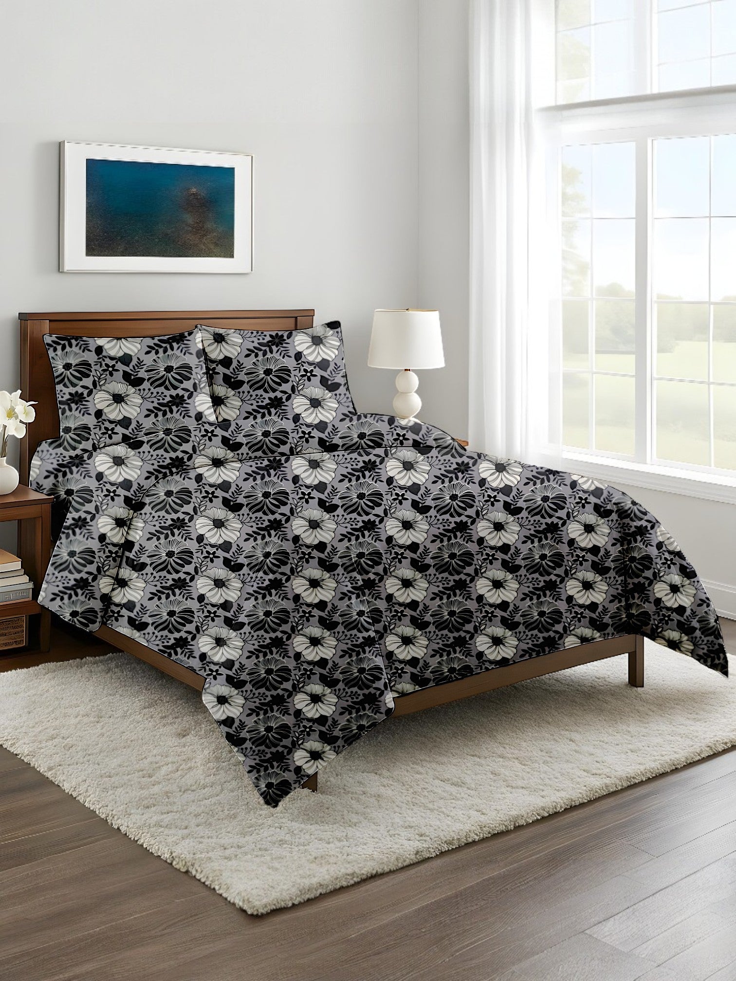 Dekoracy Double Bedsheet 3 pc