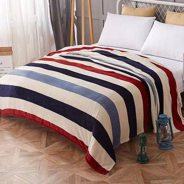 Seaside Stripes Double Bed Fleece - FD79