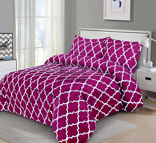 6 PCS Comforter Set Pure Sattin - Csf40