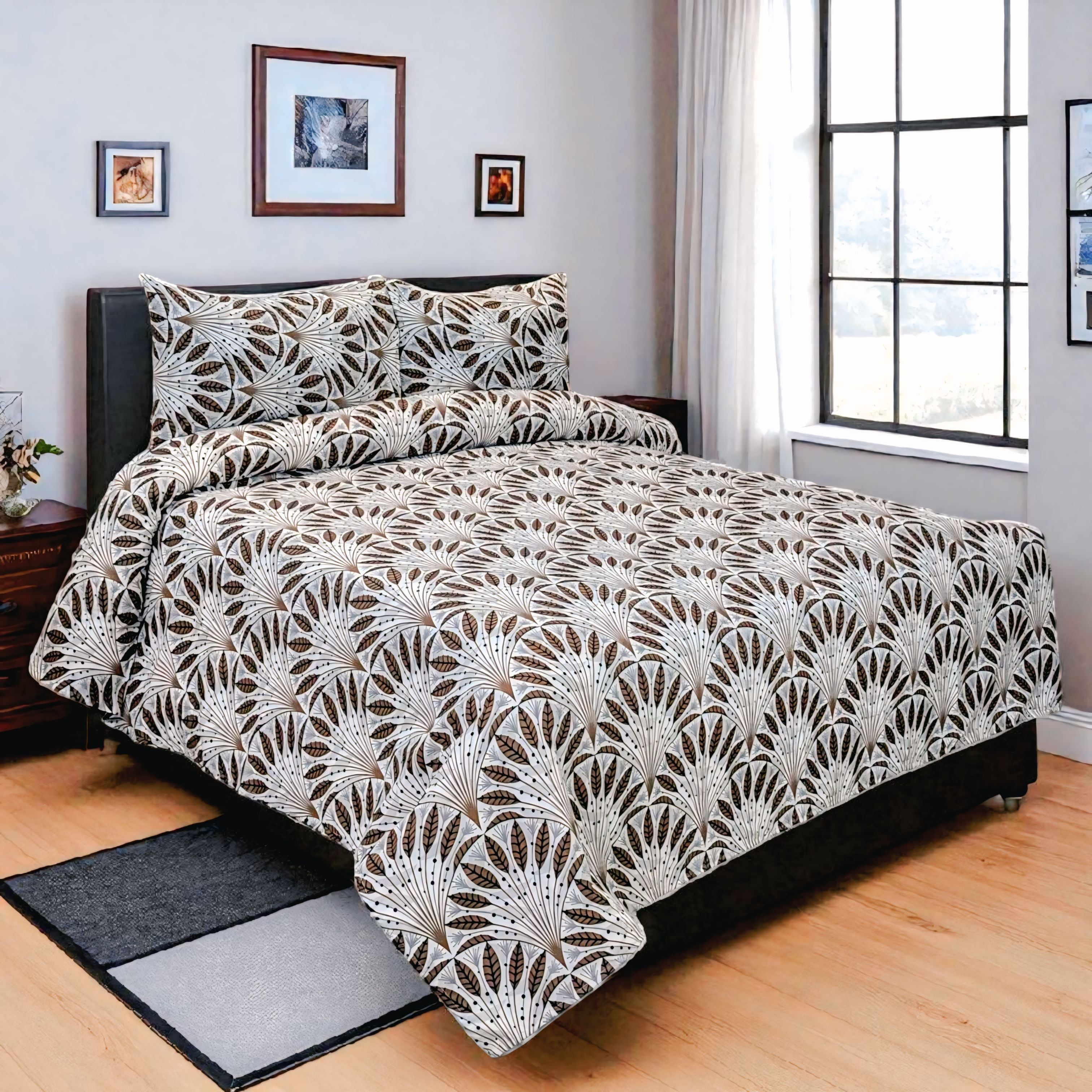 Dekoracy Double Bedsheet 3 pc