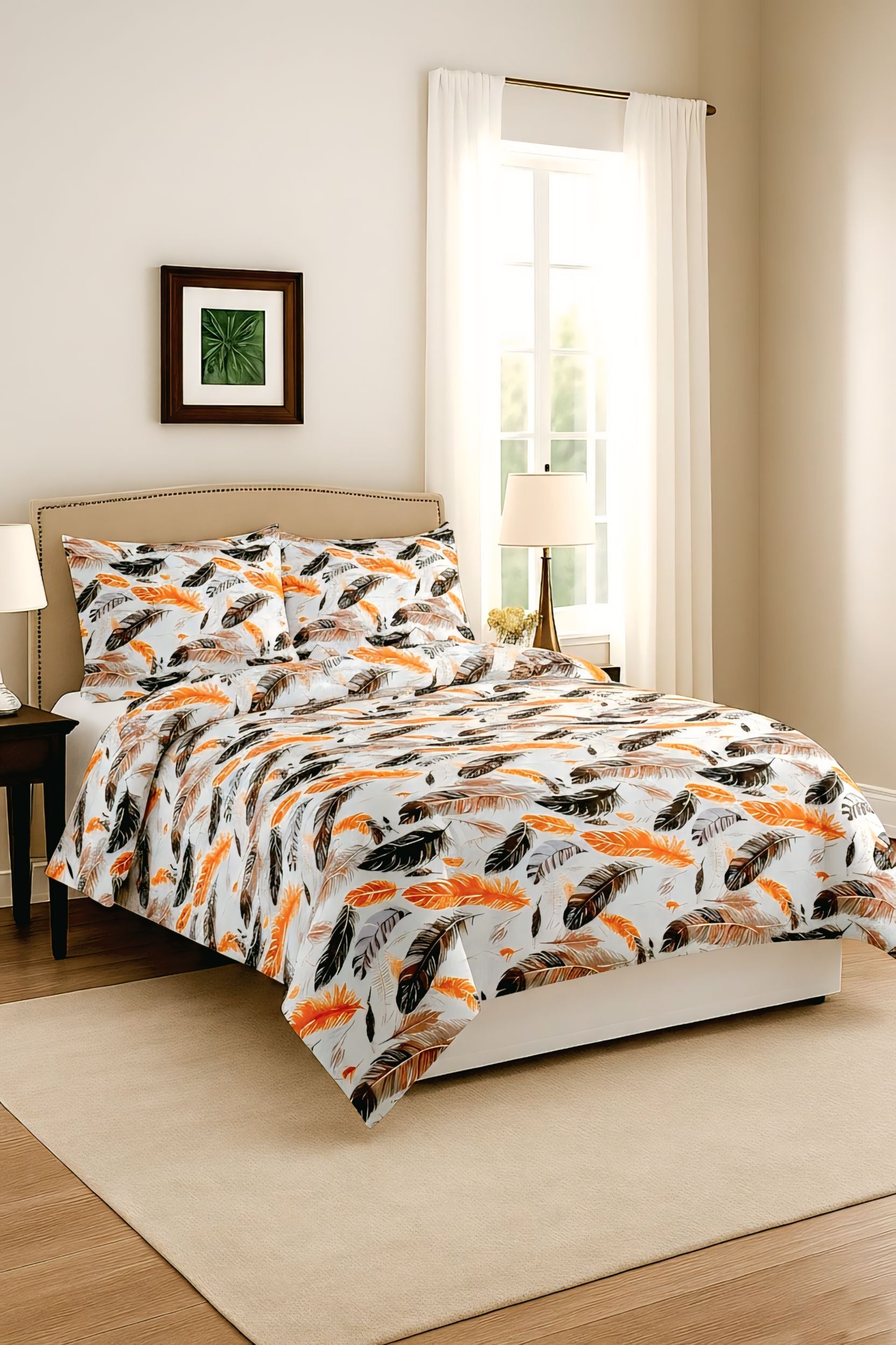 Dekoracy Double Bedsheet 3 pc