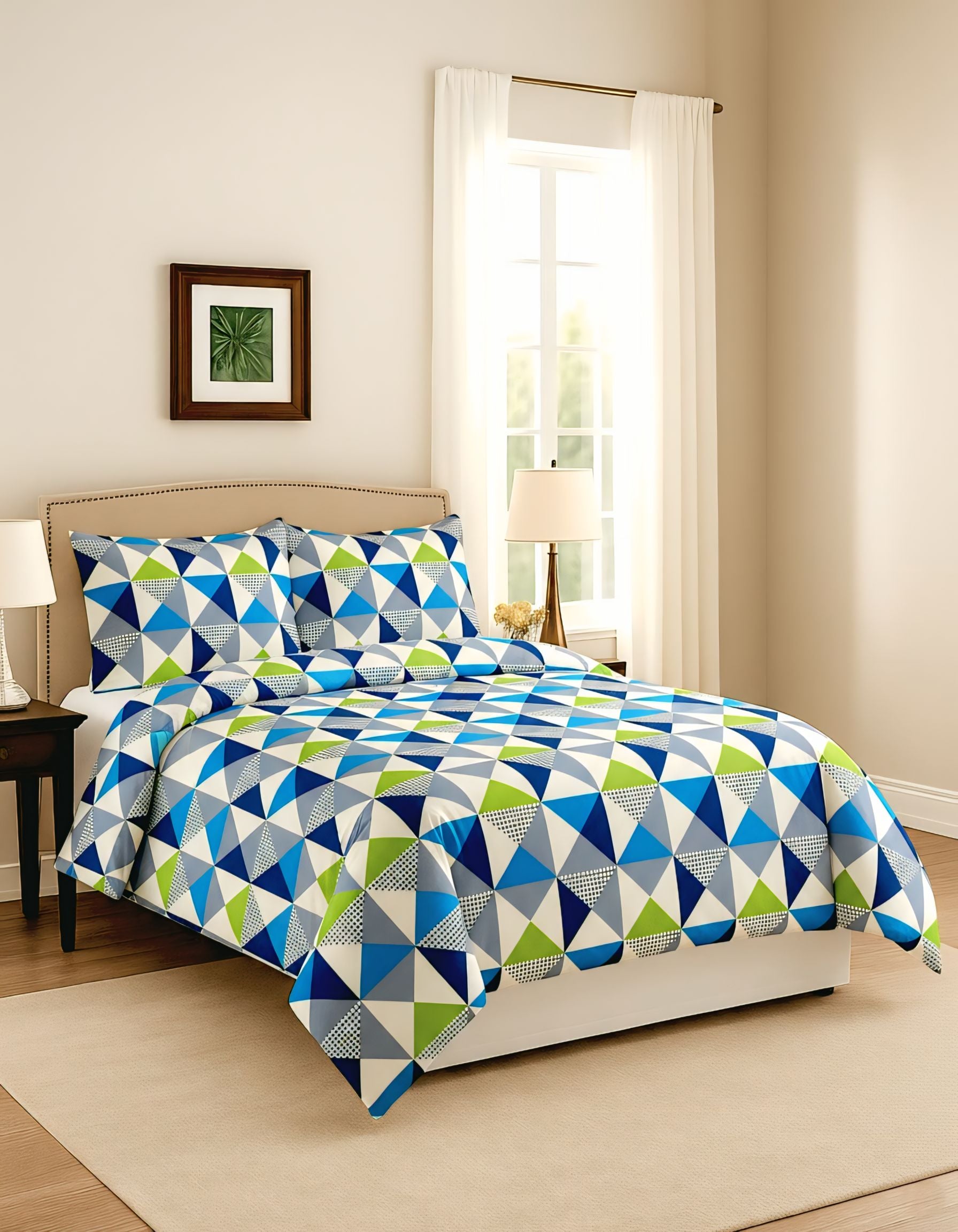 Dekoracy Double Bedsheet 3 pc