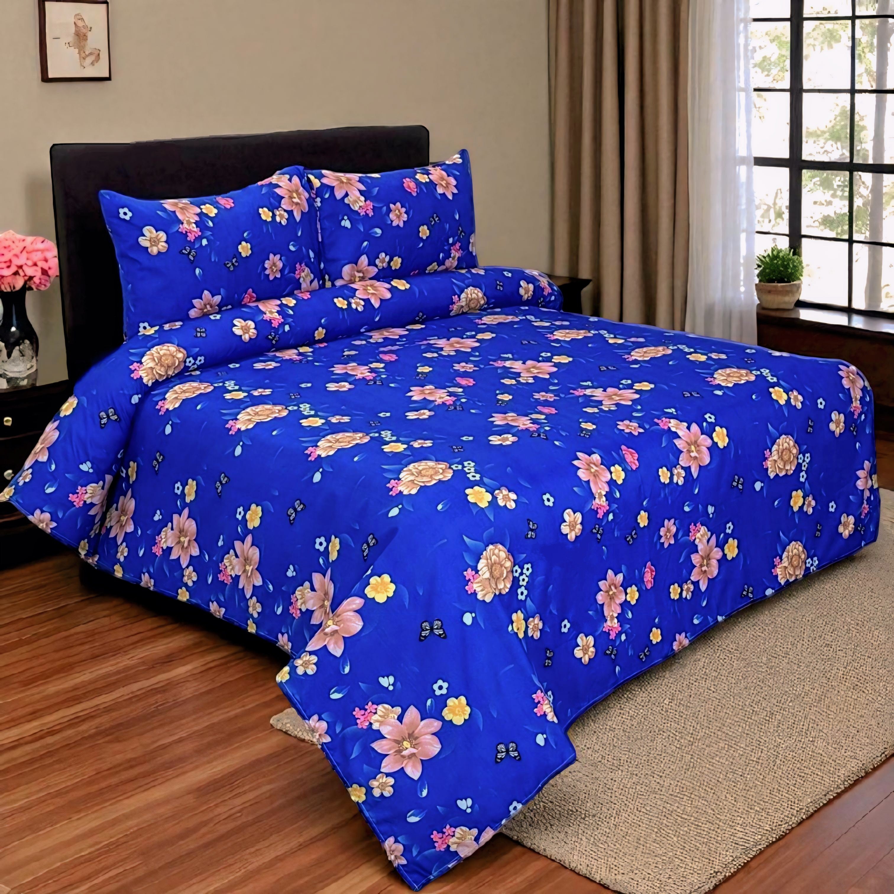 Dekoracy Double Bedsheet 3 pc