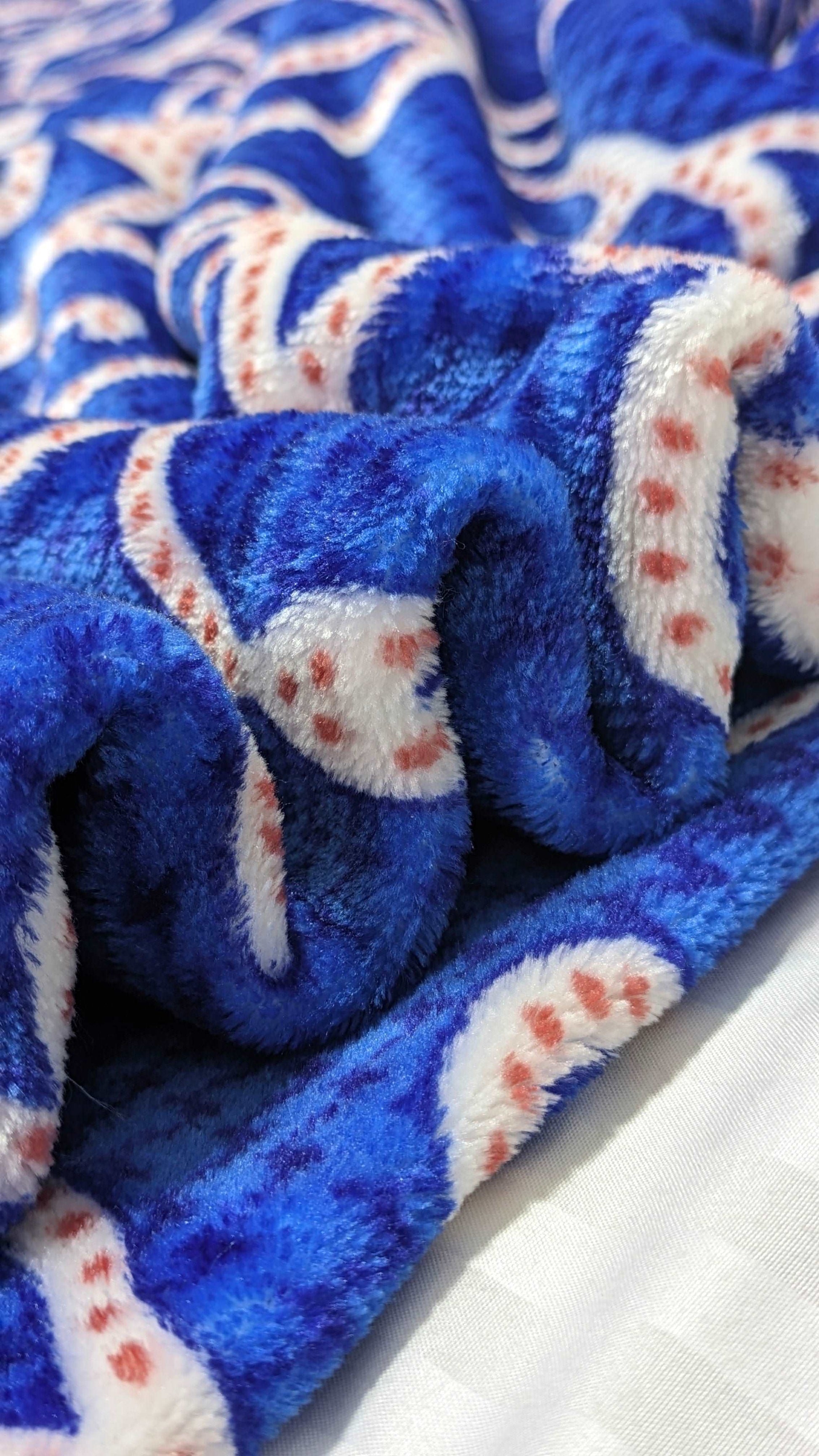 Blue Carousel Double Fleece - FD68