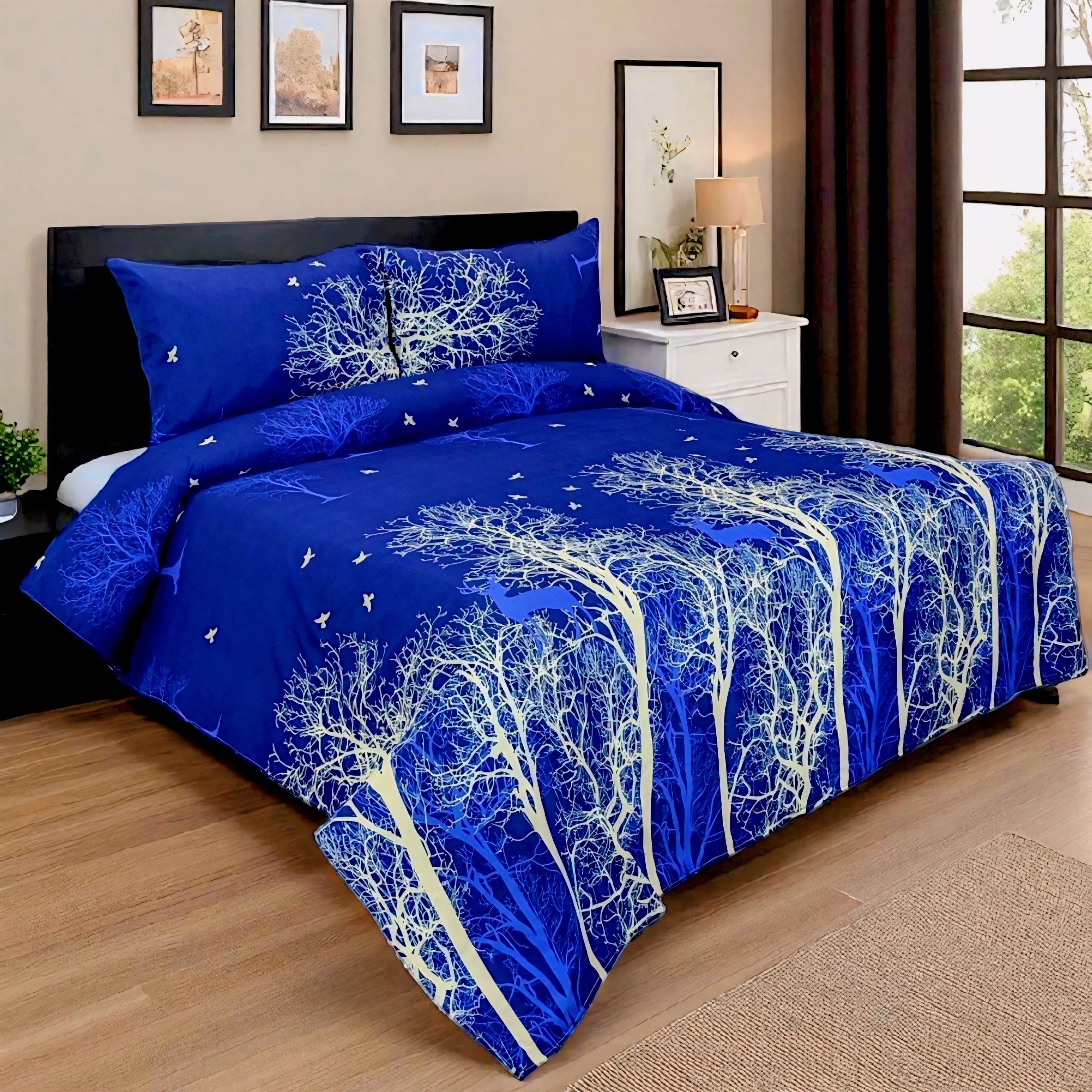 Dekoracy Double Bedsheet 3 pc