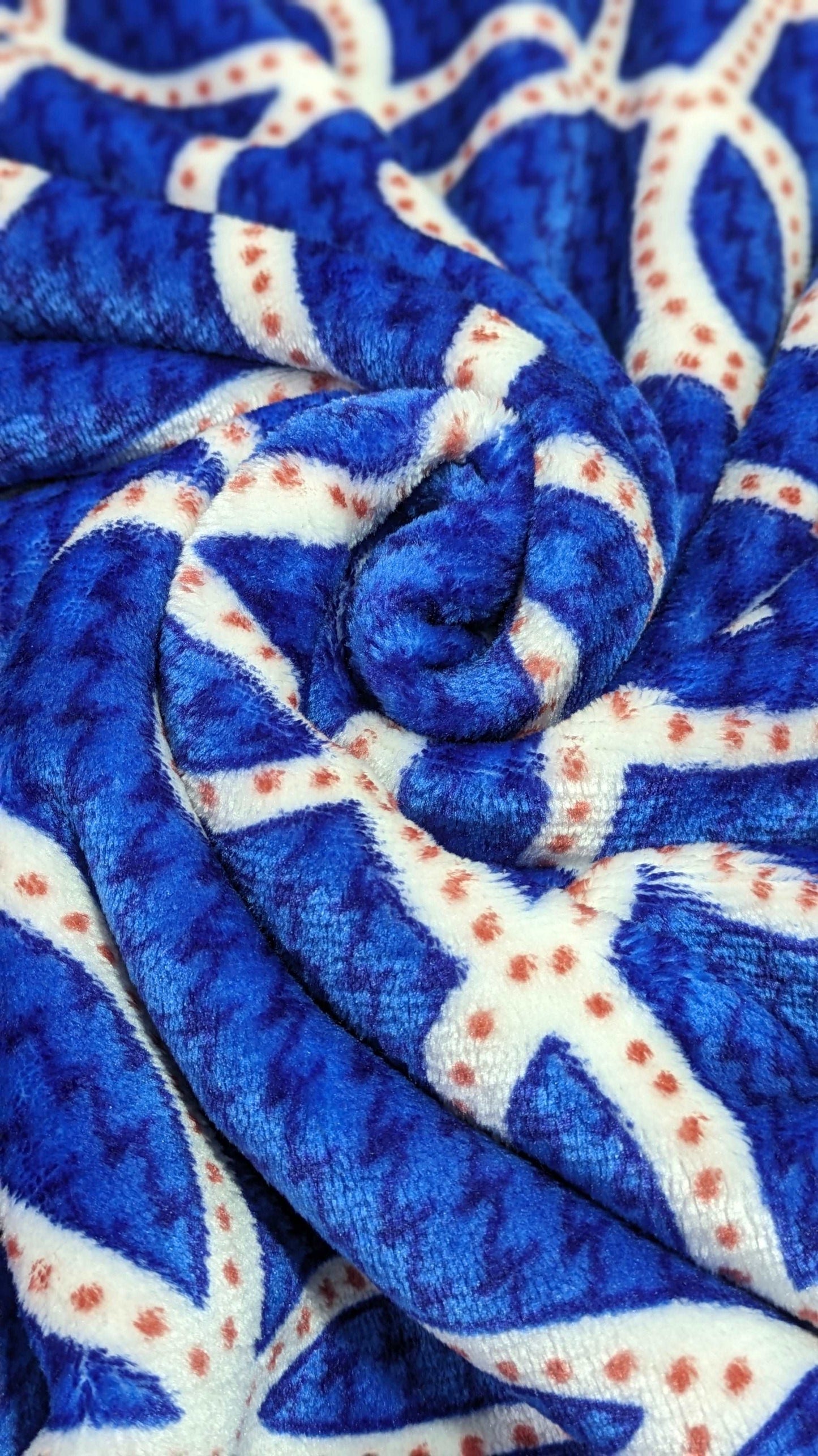 Blue Carousel Double Fleece - FD68