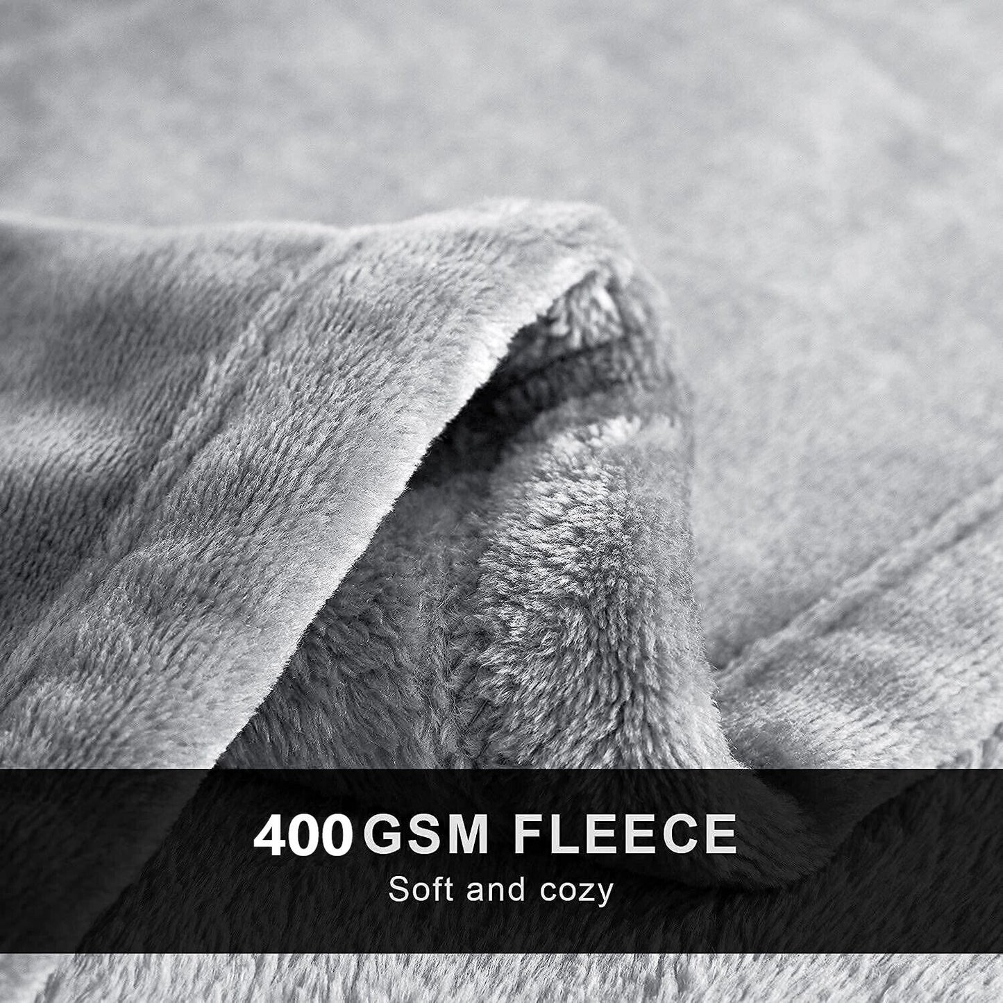Plain Double Fleece Blanket PF6